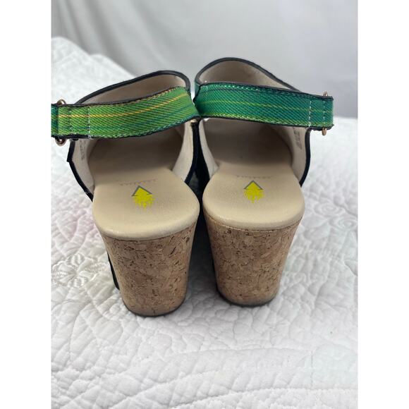 Volatile Womens 7 Multicolored Picadillo Wedge Serape Slingback Summer Sandal - Picture 9 of 12